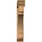 Ekena Millwork Merced Traditional Rough Sawn Bracket w/ Offset Brace, Western Red Cedar, 8"W x 48"D x 48"H BKT0806X48X48MRC01RWR - alternate 4